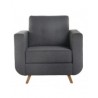 Sillón Keiä Individual Modelo Kül - Gris...