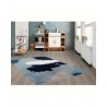 Tapete Deco Brush 1.20 X 1.80 Mts. Azul