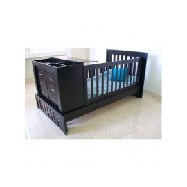 Cama Cuna FIM-Alexander Chocolate 6 piezas