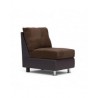 Sillón Sueca tapizado en suade